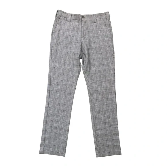 Moods of Norway Wool Glen Plaid Dress Pants Men's Tailored Norwegian Designer